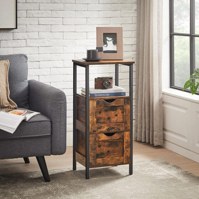 VASAGLE Bathroom Floor Cabinet, Bathroom Storage Cabinet, Slim Bathroom ...
