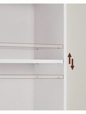 VASAGLE Bookcase, Bookshelf With 6 Shelves, For Living Room, Study, Office, Bedroom, Modern Style