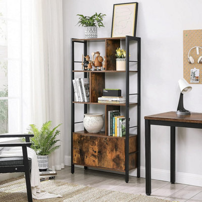 Industrial deals style bookshelf