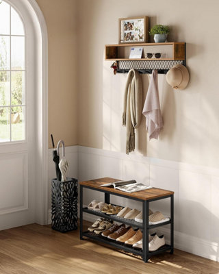 Shoe rack coat rack combo sale