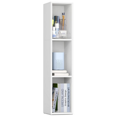 VASAGLE CUSTOS Collection - Bookshelf, 3-Tier Cube Bookcase, Storage ...