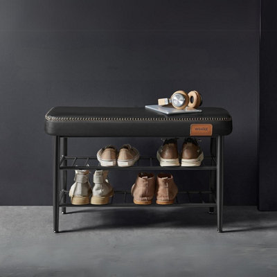 Entryway Shoe Storage Bench Modern Shoe Rack With Seat Entryway