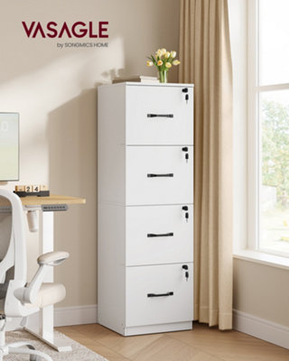 VASAGLE File Cabinet, Filing Cabinet for Home Office, Printer Stand ...