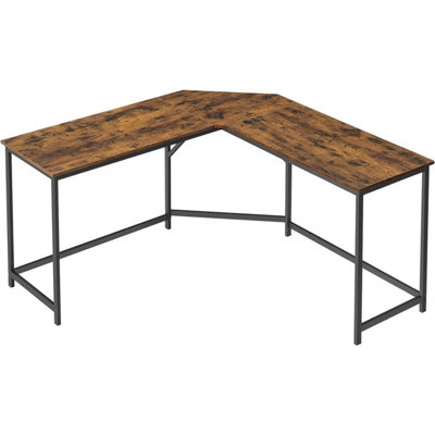 VASAGLE L-Shaped Computer Desk, Corner Desk for Study, Home Office ...