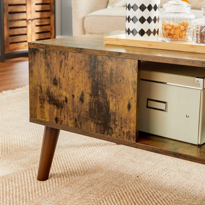 Modern accent table online with storage