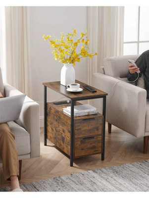 Cheap end tables with drawers hotsell