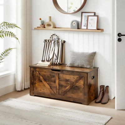 VASAGLE Storage Chest, Storage Bench, Toy Chest Box Organiser