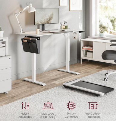 VASAGLE Workspace Desk, Large Electric Standing Table with Memory ...