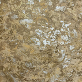 Vasari Ariana Marble Gold Wallpaper