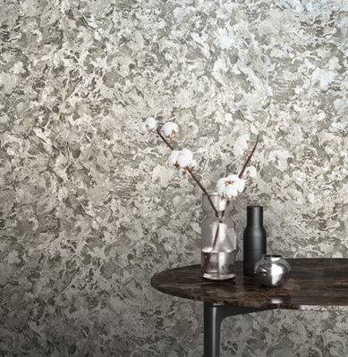 Vasari Ariana Marble Monochrome Wallpaper
