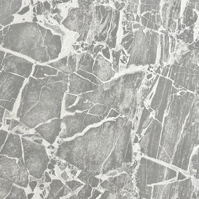 Vasari Enzo Marble Grey Wallpaper