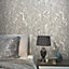 Vasari Enzo Marble Grey Wallpaper