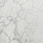 Vasari Enzo Marble White/Silver Wallpaper