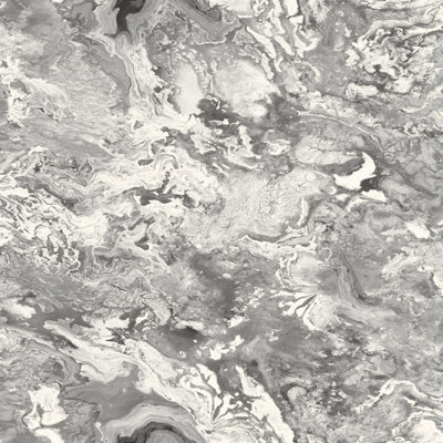 Vasari Serafina Marble Black/White/Grey Wallpaper