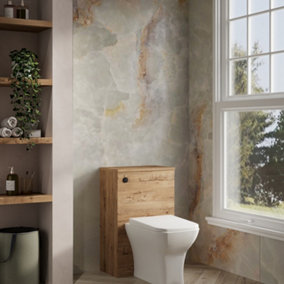 Vatilla WC Toilet Cabinet - Ostippo Oak