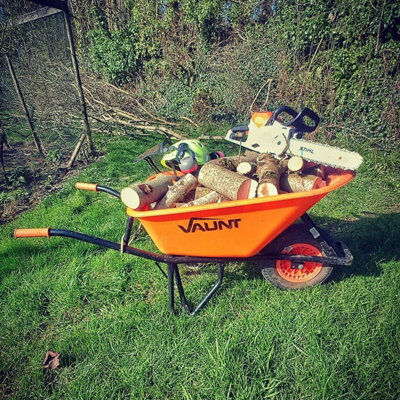 Vaunt 100L Trade Wheelbarrow Challenger L30 Plastic Site Wheel Barrow V1924050 - 3