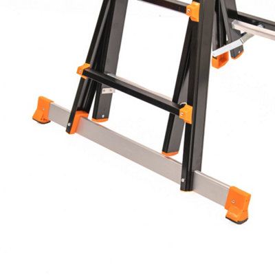 Vaunt 4 Tread Telescopic Multi-Purpose Ladder Aluminium A Ladder ...