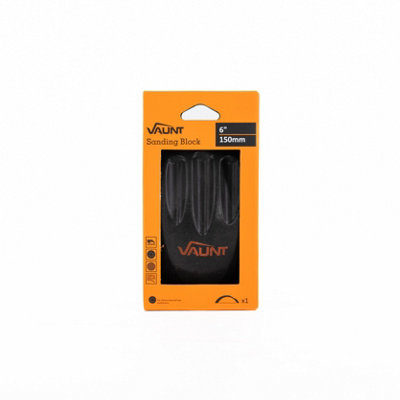 Vaunt 6" Hook & Loop Hand Sanding Pad Shaped Sanging Block V1439001 - 4