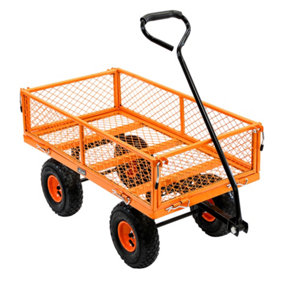 Vaunt 82Ltr Metal Garden Cart Wheeled Camping Trolley