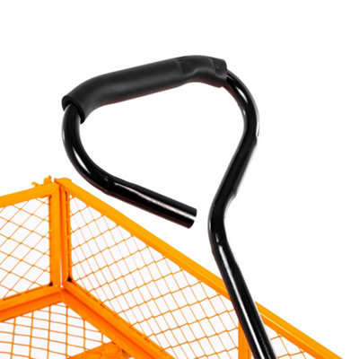 Vaunt 82Ltr Metal Garden Cart Wheeled Camping Trolley - 5
