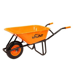 Vaunt 85L Trade Wheelbarrow Challenger L11 Steel Metal Site Barrow V1924049