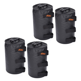 Vaunt Pack of 4 Gazebo Weights Premium Water or Sand Fill Bag Pole Weights