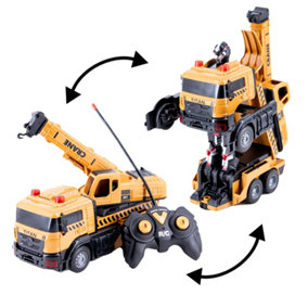 Vaunt Remote Control Transforming Toy Crane RC Radio Control Crane V0406009