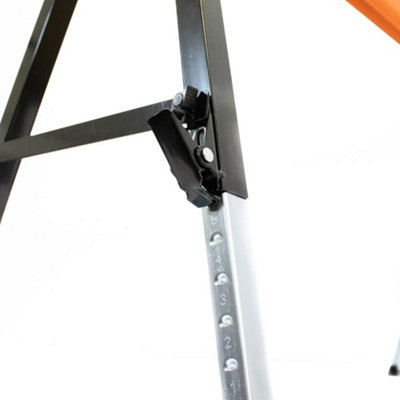 Vaunt Telescopic Saw Horse Twin Pack Adjustable Non Slip Trestle Pair V2003006 - 5