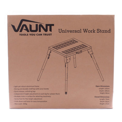 Vaunt Universal Power Tool Mitre Saw Stand Table Saw Base Multi Use V1358010 - 4