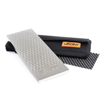 Vaunt V1444015 Diamond Coarse Fine Sharpening Stone Double-Sided 200mm x 75mm