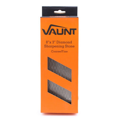 Vaunt V1444015 Diamond Coarse Fine Sharpening Stone Double-Sided 200mm x 75mm - 8