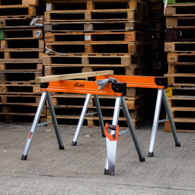 Vaunt V2003011 Heavy Duty Lightweight Saw Horse Twin Pack Load Capacity 1000kg - 6