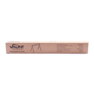 Vaunt V2003011 Heavy Duty Lightweight Saw Horse Twin Pack Load Capacity 1000kg - 9