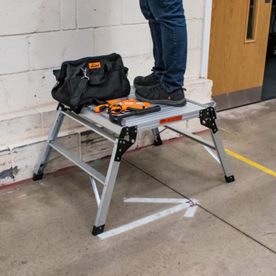Vaunt V2006005 Aluminium Work Platform 600mm x 600mm Non Slip Step