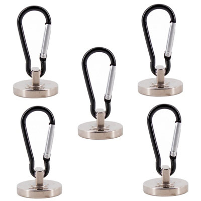 Vaunt x5 V1108001 Heavy Duty Carabiner Pot Magnet Magnetic Tool Hanger Storage