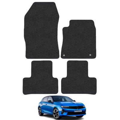 Vauxhall Astra L 2022-Onwards Car Floor Mats Carpet Tailored Fit 4pcs Set Black