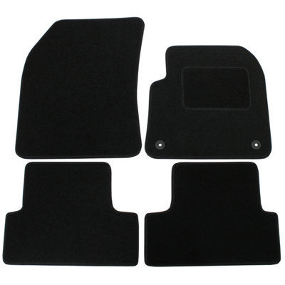 Vauxhall Grandland X 2018 Onwards Tailored Carpet Car Mats Black 4pc Floor