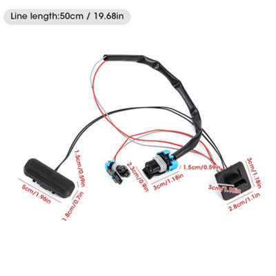 Vauxhall Meriva B Tailgate Boot Release Switch 13422271-Compatible ...