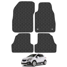 Vauxhall Mokka 2012-2019 Car Floor Mats Rubber Tailored Fit 4pcs Set Heavy-Duty