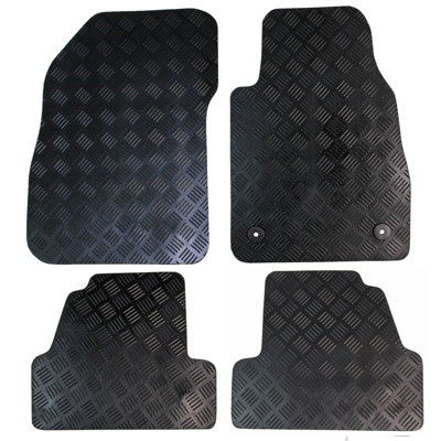 Vauxhall Mokka Tailored Car Floor Mats Mokka X 2012 to 2019 Rubber 4pc Set