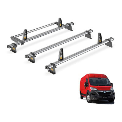 Vauxhall Movano 3 Bar Roof Rack Ladder Roller for 2010 2021 Van Guard Trade DIY at B Q