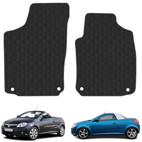 Vauxhall Tigra 2004-2009 Car Floor Mat Rubber Tailored Fit Heavy-Duty Set Black