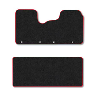 Heavy Duty Rubber Van Floor Mats For Vauxhall Vivaro Crew Cab 2014-2018 (Twin Passenger Seat)