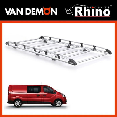 Vauxhall Vivaro Roof Rack for 2014-2019 Long Wheelbase, Rhino Aluminium ...
