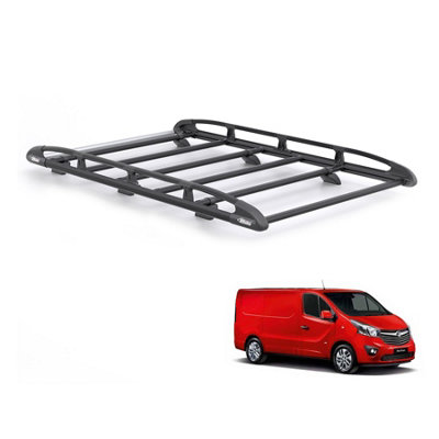 Vauxhall Vivaro Roof Rack for 2014-2019 Short Models - Rhino (Black ...
