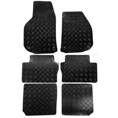 Vauxhall Zafira B Tailored Rubber Car Mats 2006 to 2011 6pcs Floor Set MK2