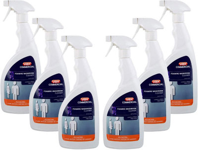 VAX Commercial 6PC Foaming Washroom Cleaner Spray 750ml Trigger Spray