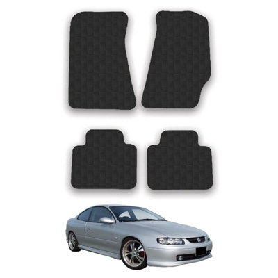 Vaxhuall Monaro 2004-2007 Car Mats Tailored Fit Rubber Floor Set 4pcs Black