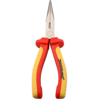VDE Soft Grip Insulated Electrical Electricians Straight Long Nose