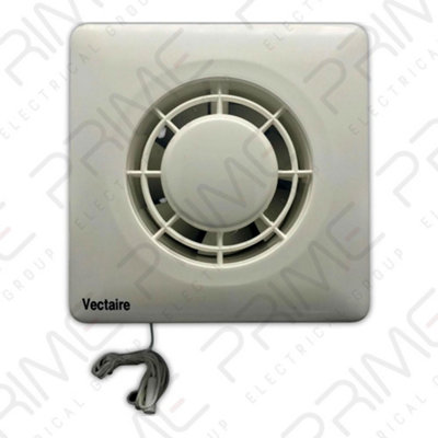 Vectaire A10/4C Extractor Fan Axial 100 mm / 4 Inch (Pullcord) | DIY at B&Q